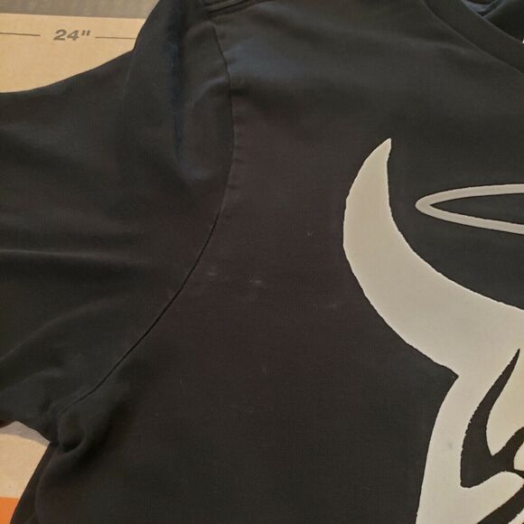 Converse Unisex Black Graphic Tee Small Demon Halo Alternative Streetwear Goth - Picture 7 of 13